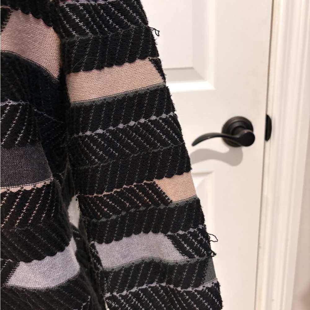 Nic+Zoe Colorful Shaded Cotton Striped Sweater - Picture 6 of 9